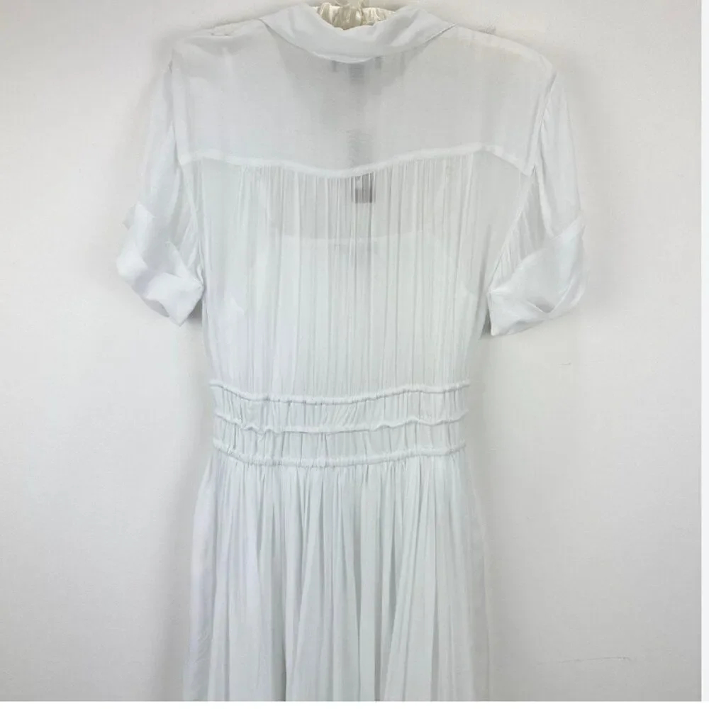 J. Crew White Midi Shirt Dress - Picture 7 of 11